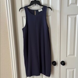 Elegant Navy Sleeveless Dress